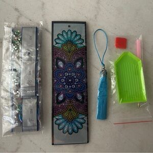 Colorful Mandala Diamond Painting Bookmark Kit set of 4
